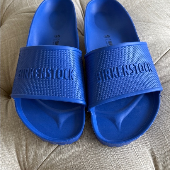 New Not Tags Birkenstock Royal Blue Slide Sandals